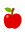 red apple, light mode suggested